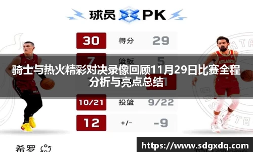 骑士与热火精彩对决录像回顾11月29日比赛全程分析与亮点总结